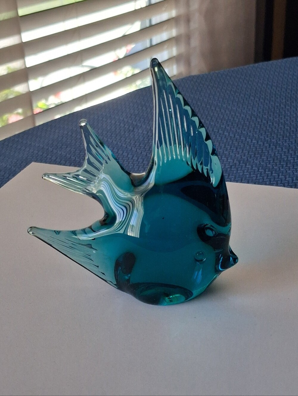Glass Paperweight/decor Fish